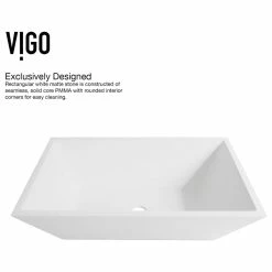 Cheap ✔️ VIGO Vinca Handmade Matte Stone Vessel Sink Set With Vessel Faucet ❤️ -Bathroom Sinks Shop a621986f0e9edab7 2987 w800 h800 b1 p0