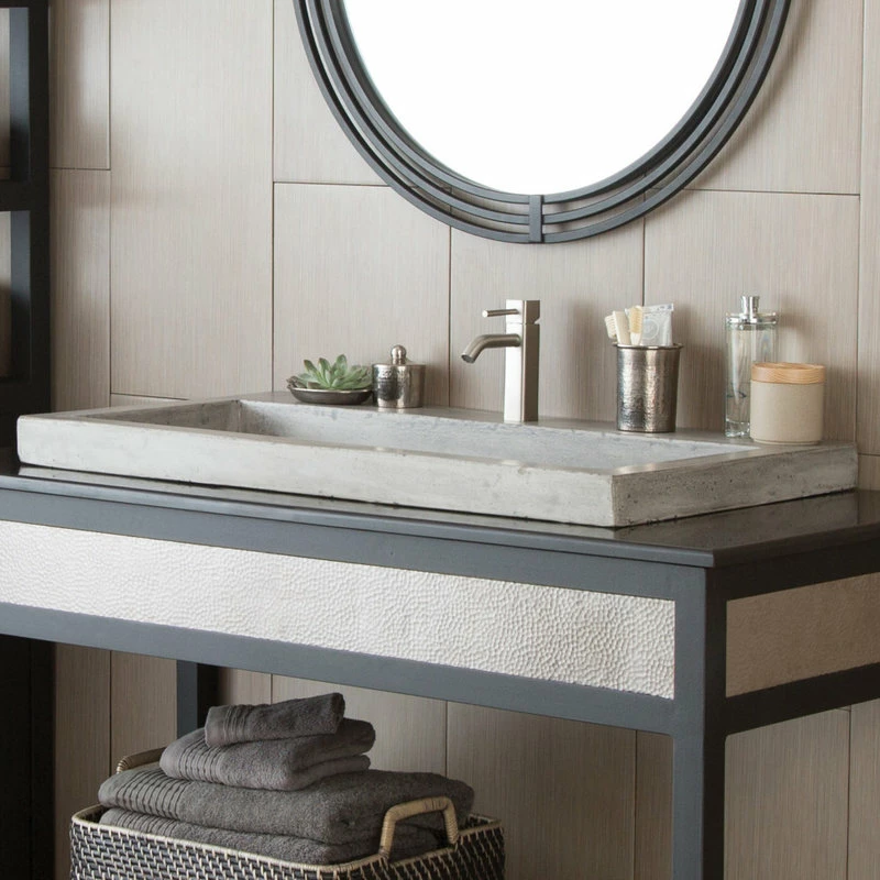 New ๐ Native Trails Trough 3619 Bathroom Sink, Ash, Single Faucet Cutout ๐ 5 New ๐ Native Trails Trough 3619 Bathroom Sink, Ash, Single Faucet Cutout ๐ - Image 3