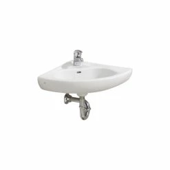 Cheapest 🎁 Cheviot Products Wall-Mount Corner Sink 🎁