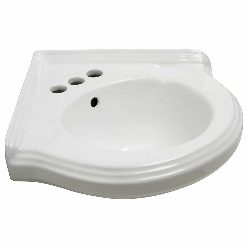 Buy โจ Renovators Supply Manufacturing Wall Mount Corner Small Bathroom Sink White Gloss China Portsmouth With Bracket ๐งจ 6 Buy โจ Renovators Supply Manufacturing Wall Mount Corner Small Bathroom Sink White Gloss China Portsmouth With Bracket ๐งจ - Image 4