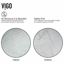 New 😍 VIGO Simply Silver Glass Vessel Bathroom Sink And Niko Faucet Set 🎉 -Bathroom Sinks Shop a9c128410f5a16aa 2908 w800 h800 b1 p0