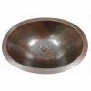Flash Sale 🔥 SimplyCopper 19" Oval Copper Bathroom Sink Dual Mount With Drain 😍 -Bathroom Sinks Shop aae1885c0cd4721e 3273 w800 h800 b1 p0