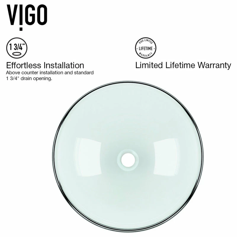 Budget ๐ฏ VIGO Crystalline Glass Vessel Bathroom Sink Set With Dior Vessel Faucet โญ 12 Budget ๐ฏ VIGO Crystalline Glass Vessel Bathroom Sink Set With Dior Vessel Faucet โญ - Image 10