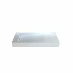 Flash Sale 🔥 Badeloft USA, LLC Badeloft Stone Resin Wall-mounted Sink, Matte White 🤩