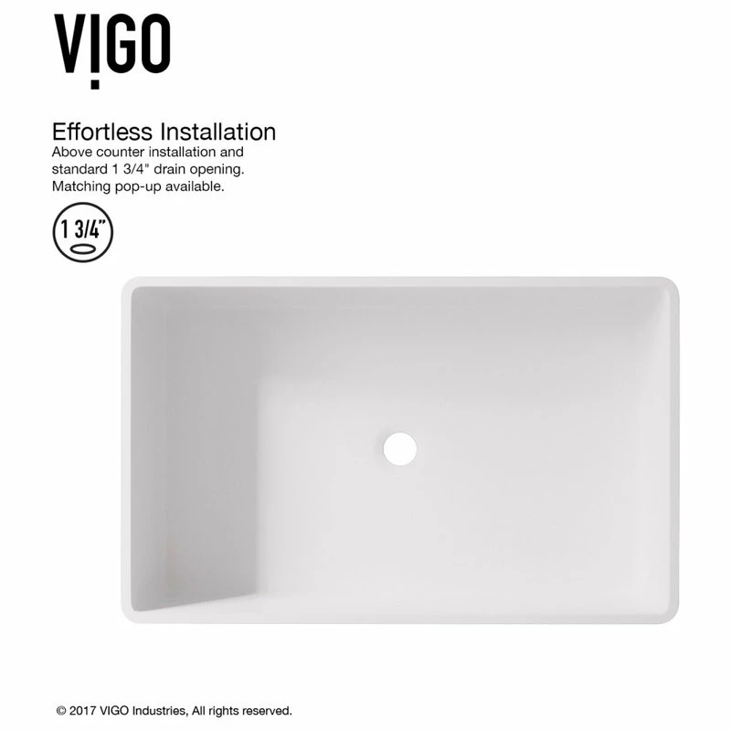 Outlet ๐ฅ VIGO Magnolia Matte Stone Vessel Sink With Duris Vessel Faucet, Brushed Nickel ๐ 9 Outlet ๐ฅ VIGO Magnolia Matte Stone Vessel Sink With Duris Vessel Faucet, Brushed Nickel ๐ - Image 7