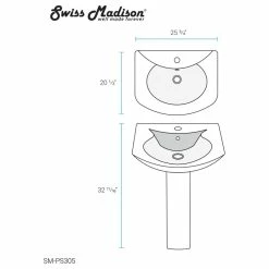 Best Sale โจ Swiss Madison Chateau Pedestal Bathroom Sink Round With Single Faucet Hole ๐คฉ 23 Best Sale โจ Swiss Madison Chateau Pedestal Bathroom Sink Round With Single Faucet Hole ๐คฉ -Bathroom Sinks Shop b491345600b65830 3134 w800 h800 b1 p0