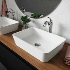 Best Sale 🎉 Kraus USA, Inc. Natura Rectangle Vessel Bathroom Sink, Stone Resin Solid Surface 😀 -Bathroom Sinks Shop b5215fd90254a7b0 6285 w800 h800 b0 p0