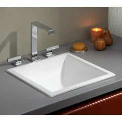 Flash Sale 🎉 Cheviot Products Square Drop-In/Undermount Sink ✔️ -Bathroom Sinks Shop b831a4870dd2a534 8572 w800 h800 b0 p0