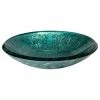 Promo ❤️ Eden Bath - Vessel Sinks Teal Glass Vessel Sink With Embossed Pattern ⭐ -Bathroom Sinks Shop b90115ac0f8a0290 7853 w800 h800 b1 p0