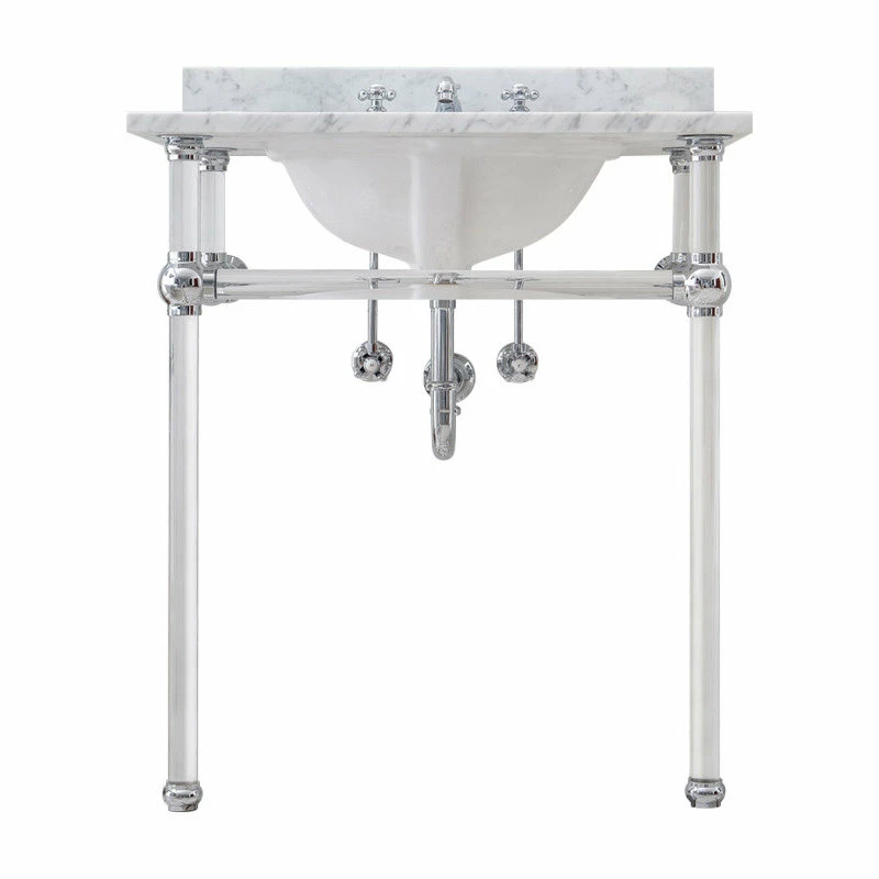 Flash Sale ๐ Water Creation Empire 30" Wash Stand And P-Trap, Silver ๐ 3 Flash Sale ๐ Water Creation Empire 30" Wash Stand And P-Trap, Silver ๐