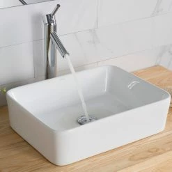 Wholesale 🌟 Kraus USA, Inc. Elavo Ceramic Rectangle Vessel White Sink ✨ -Bathroom Sinks Shop be310ec80254a7b1 6210 w800 h800 b0 p0