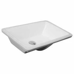New 🤩 Nantucket Sinks 19"x11" Undermount Ceramic Sink, White ⭐ -Bathroom Sinks Shop be4120fc0ed51ce6 0345 w800 h800 b1 p0