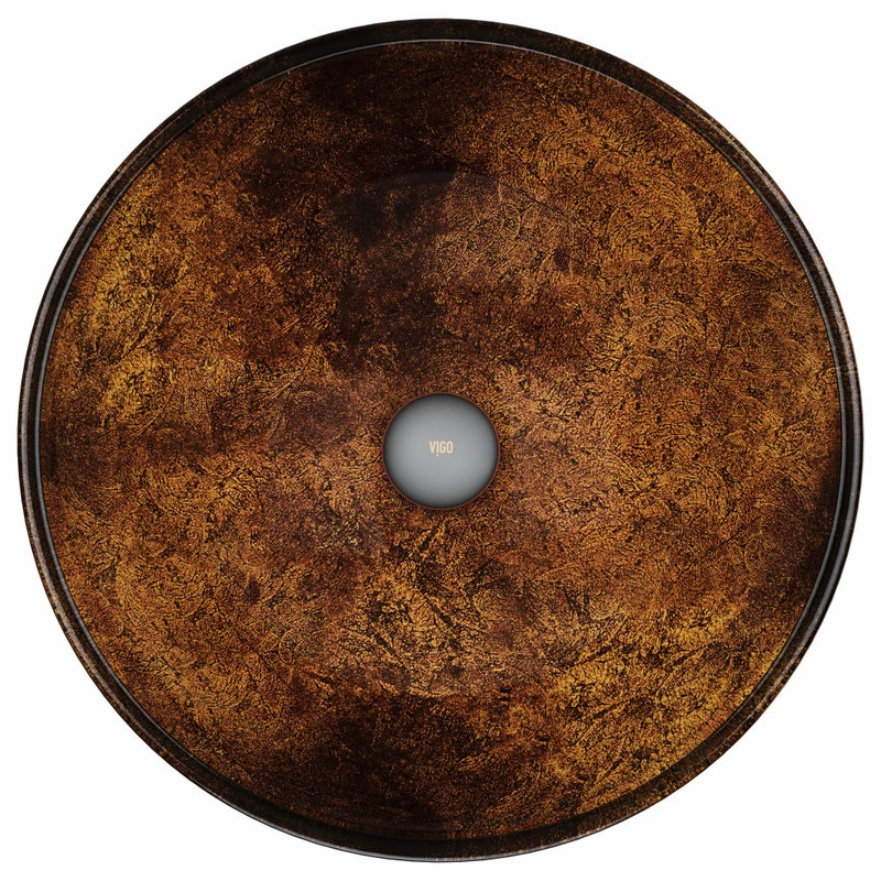 Best deal ๐ VIGO Glass Vessel Bathroom Sink, Russet Glass ๐ 4 Best deal ๐ VIGO Glass Vessel Bathroom Sink, Russet Glass ๐ - Image 2