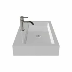 New ❤️ Badeloft USA, LLC Badeloft Stone Resin Countertop Sink, Matte White, Large 🛒 -Bathroom Sinks Shop bf8113030b4e00da 3078 w800 h800 b1 p0