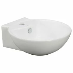 Flash Sale 💯 Elite Sinks Porcelain White Wall-Mounted Deep Bowl Sink ✔️