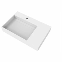 Wholesale 🔥 Castello USA Juniper Countertop Basin Sink, White, 30", Left Basin, Standard 🧨 -Bathroom Sinks Shop c461a96302320c35 7440 w800 h800 b1 p0