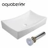 Flash Sale ๐งจ Yescom Aquaterior 26x15x5" Large Rectangle Ceramic Bathroom Vessel Sink With Drain ๐ฏ 2 Flash Sale ๐งจ Yescom Aquaterior 26x15x5" Large Rectangle Ceramic Bathroom Vessel Sink With Drain ๐ฏ -Bathroom Sinks Shop c9f137040c2d177a 3926 w800 h800 b1 p0