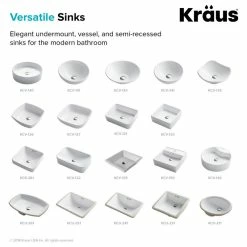 Budget 🎁 Kraus USA, Inc. Elavo Ceramic Square Vessel White Sink ⭐ -Bathroom Sinks Shop c9f1b5010254a7aa 6295 w800 h800 b1 p0