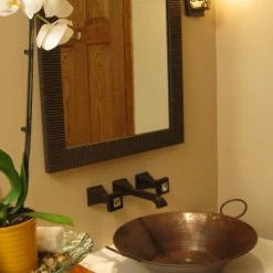 Outlet 👍 Premier Copper Products Round Miners Pan Vessel 🔨 Hammered Copper Sink, Oil Rubbed Bronze ⌛ -Bathroom Sinks Shop ca614b8f0077563a 5749 w800 h800 b0 p0