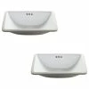 Buy ๐ Kraus USA, Inc. Elavo Regtangle Ceramic Undermount White Bathroom Sink, Set Of 2 ๐ 2 Buy ๐ Kraus USA, Inc. Elavo Regtangle Ceramic Undermount White Bathroom Sink, Set Of 2 ๐ -Bathroom Sinks Shop cbb1aca70254a79f 6210 w800 h800 b1 p0