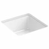 Promo 💯 Kohler K-8188 Verticyl 13-1/16" Square Vitreous China Undermount - White 😀 -Bathroom Sinks Shop ccb14e1d00d0352f 3056 w800 h800 b1 p0