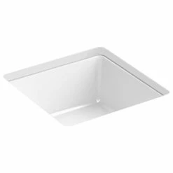 Promo 💯 Kohler K-8188 Verticyl 13-1/16" Square Vitreous China Undermount - White 😀