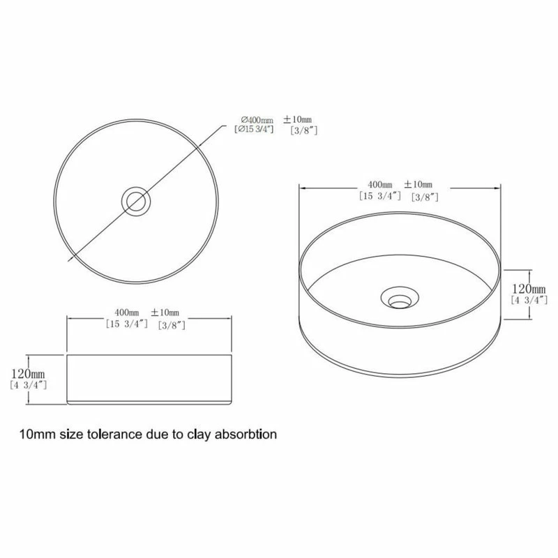 Best reviews of ๐ Sarlai Round Bathroom Art Basin Sink, Mounted On Ceramic Counter, Matt Light Pink ๐ 7 Best reviews of ๐ Sarlai Round Bathroom Art Basin Sink, Mounted On Ceramic Counter, Matt Light Pink ๐ - Image 5