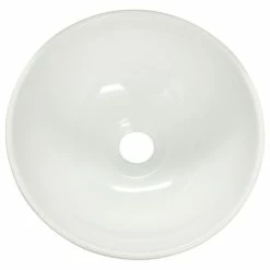 Cheapest 🥰 Renovators Supply Manufacturing Small Round Bathroom Sink Countertop Vanity Vessel Sink 11.25" L Ceramic Bowl 😍 -Bathroom Sinks Shop cea12b730f3bfc36 8703 w800 h800 b1 p0