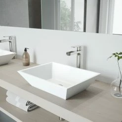 Cheap ✔️ VIGO Vinca Handmade Matte Stone Vessel Sink Set With Vessel Faucet ❤️ -Bathroom Sinks Shop d0b16dda0e9edaa9 2987 w800 h800 b0 p0