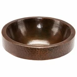 Best deal โ Premier Copper Products Round ๐ Skirted Vessel ๐จ Hammered Copper Sink, Oil Rubbed Bronze ๐