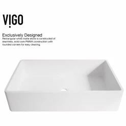 Budget 🔥 VIGO Magnolia Handmade Matte Stone Vessel Sink Set With Vessel Faucet ⭐ -Bathroom Sinks Shop d2112a5e0f5a1c52 2913 w800 h800 b1 p0