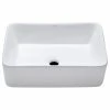 New 👏 Elite Sinks Elanti Collection Porcelain Tall Edge Deep Basin Rectangular Vessel Sink 🎉 -Bathroom Sinks Shop d281f99a0aafd641 1883 w800 h800 b1 p0