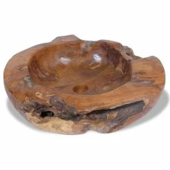 Hot Sale 🤩 Vida XL LLC VidaXL Solid Teak Wood Basin Wash Sink Bathroom Home Indoor Washbowl Bowl 🎁 -Bathroom Sinks Shop d29127770c00b063 2103 w800 h800 b1 p0