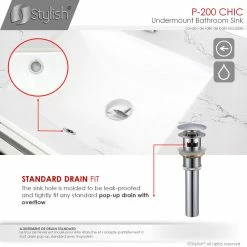 Best Sale ✨ STYLISH 20" Porcelain Rectangular Undermount Bathroom Sink With Overflow ⌛ 20 Best Sale ✨ STYLISH 20" Porcelain Rectangular Undermount Bathroom Sink With Overflow ⌛ -Bathroom Sinks Shop d451f1e10043985d 5821 w800 h800 b0 p0