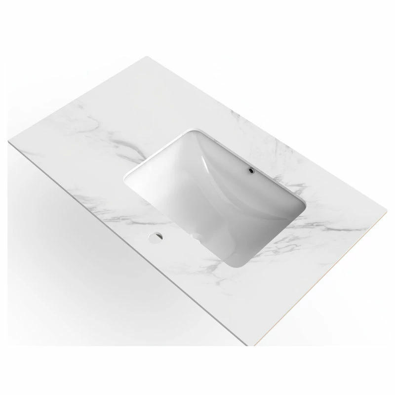 New ๐ฏ Castello USA Cassandra Porcelain Vanity Top, White Basin, 36" Left โญ 6 New ๐ฏ Castello USA Cassandra Porcelain Vanity Top, White Basin, 36" Left โญ - Image 4