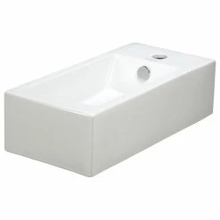 Cheap ๐ Elite Sinks Porcelain Wall-Mounted Left-Facing Sink โญ