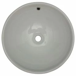 Best Pirce 🎉 Renovators Supply Manufacturing Above Counter Round Bathroom Vessel Sink White 🎉 -Bathroom Sinks Shop d8f114de0b58c3eb 5916 w800 h800 b1 p0