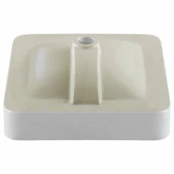 Best Sale 🔔 Kraus USA, Inc. Elavo Ceramic Square Semi-Recessed White Sink, PU Drain Oil Rubbed Bronze ❤️ -Bathroom Sinks Shop d941774f00e5e80e 8832 w800 h800 b1 p0