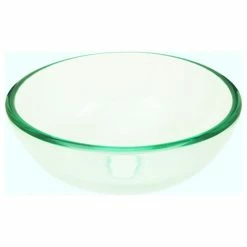 Hot Sale ⌛ Renovators Supply Manufacturing 11 5/8" Tempered Glass Vessel Sink With Drain And Clear Mini Bowl Sink 🌟 -Bathroom Sinks Shop d951d18c0c195844 7680 w800 h800 b1 p0