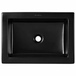 Coupon 😀 Swiss Madison Voltaire Ceramic Rectangle Vessel Sink, Matte Black 😍 -Bathroom Sinks Shop dc610a3a00008572 8656 w800 h800 b1 p0