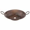 Outlet 👍 Premier Copper Products Round Miners Pan Vessel 🔨 Hammered Copper Sink, Oil Rubbed Bronze ⌛ -Bathroom Sinks Shop dde1990a00775626 5749 w800 h800 b1 p0