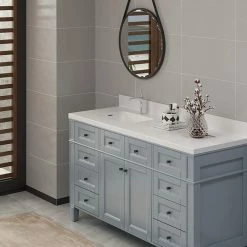 Top 10 😍 Dyconn Faucet True Solid Surface Single-Bowl Vanity Top (63" (Single Bowl)) 🤩 -Bathroom Sinks Shop de21453e013fe159 9645 w800 h800 b0 p0