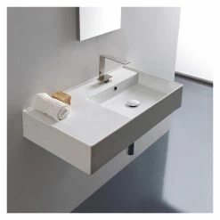 Deals ๐ฏ Scarabeo Ceramiche 32" Ceramic Wall Mount Or Vessel Sink With Counter Space, 1-Hole โญ 9 Deals ๐ฏ Scarabeo Ceramiche 32" Ceramic Wall Mount Or Vessel Sink With Counter Space, 1-Hole โญ -Bathroom Sinks Shop de81bbcb0b55e563 5796 w800 h800 b0 p0