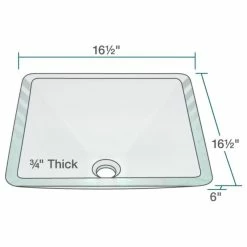 Best reviews of 🔥 MR Direct Sinks And Faucets 603 Colored Glass Vessel Sink, Crystal, Waterfall Faucet, Brushed Nickel 😉 -Bathroom Sinks Shop e0f1e3250c40f397 1213 w800 h800 b1 p0