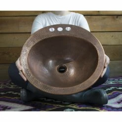 Discount 🤩 SINKOLOGY Bell 19" Drop-In Copper Bath Sink 🛒 -Bathroom Sinks Shop e1b18d7d06cb83cd 8135 w800 h800 b0 p0