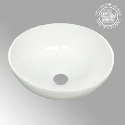Cheapest 🥰 Renovators Supply Manufacturing Small Round Bathroom Sink Countertop Vanity Vessel Sink 11.25" L Ceramic Bowl 😍 -Bathroom Sinks Shop e6517e630f3bfc33 8703 w800 h800 b0 p0