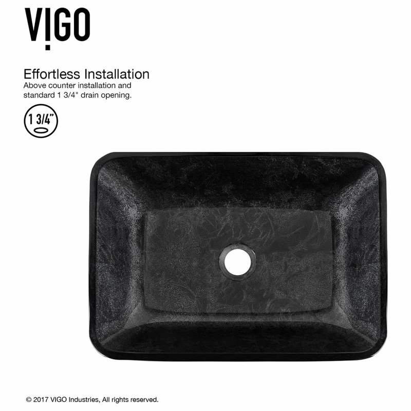 Hot Sale ๐ฏ VIGO Rectangular Gray Onyx Glass Vessel Bathroom Sink Set With Niko Vessel Faucet ๐ฅฐ 9 Hot Sale ๐ฏ VIGO Rectangular Gray Onyx Glass Vessel Bathroom Sink Set With Niko Vessel Faucet ๐ฅฐ - Image 7
