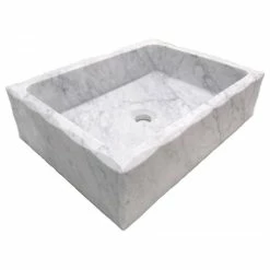 Top 10 🥰 Eden Bath - Vessel Sinks Rustic White Carrara Marble Rectangular Bathroom Vessel Sink, 20"x15" 🤩 -Bathroom Sinks Shop e7a109070f454b7f 7101 w800 h800 b1 p0