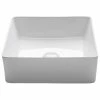Coupon ❤️ Kraus USA, Inc. Viva Ceramic Square Vessel Bathroom Sink, White 😉 -Bathroom Sinks Shop e831c1230254a7e1 5412 w800 h800 b1 p0