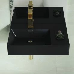 Cheapest ๐ฏ Swiss Madison St. Tropez 24"x18" Ceramic Wall Hung Sink With Left Faucet Mount, Matte Black ๐ 18 Cheapest ๐ฏ Swiss Madison St. Tropez 24"x18" Ceramic Wall Hung Sink With Left Faucet Mount, Matte Black ๐ -Bathroom Sinks Shop e891a20002f525f7 5818 w800 h800 b0 p0